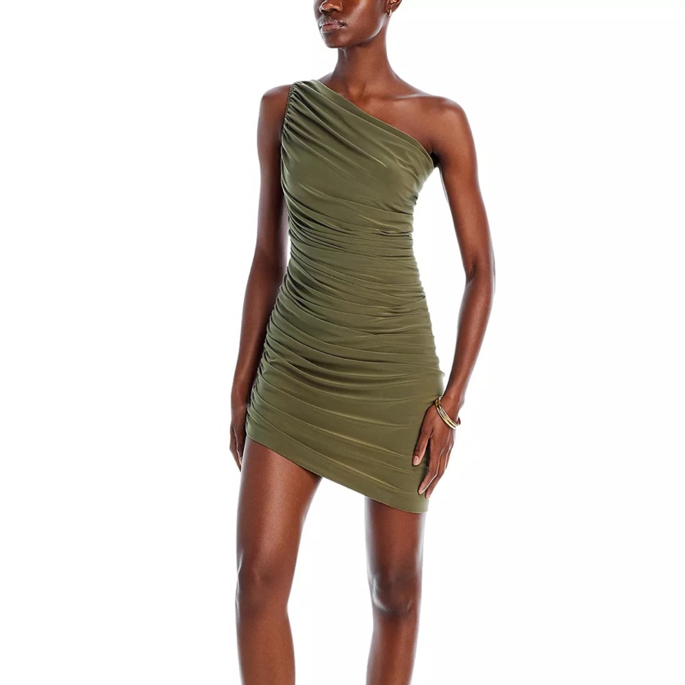 NORMA KAMALI Diana one-shoulder ruched